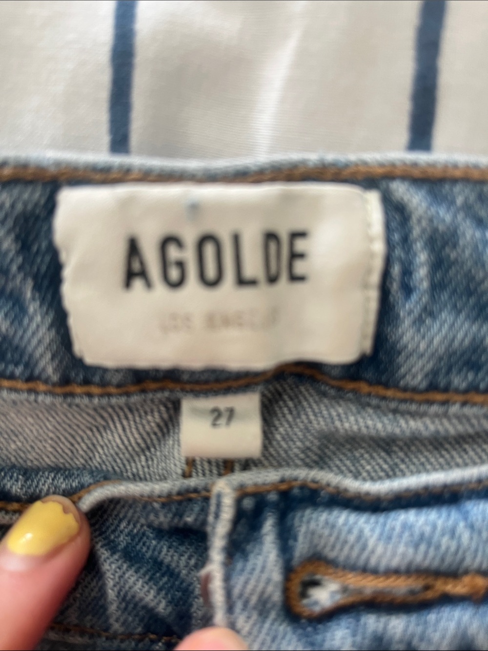 Agolde Riley Long Jean - Picture 7 of 13